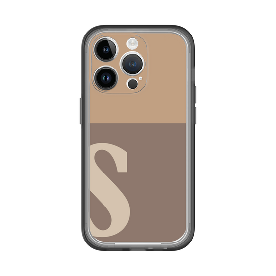 Slim Protection Premium Case［ オリジナル - initial two tone - S brown ］