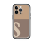 Slim Protection Premium Case［ オリジナル - initial two tone - S brown ］