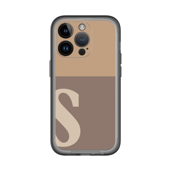 Slim Protection Premium Case［ オリジナル - initial two tone - S brown ］
