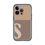 Slim Protection Premium Case［ オリジナル - initial two tone - S brown ］