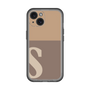 Slim Protection Premium Case［ オリジナル - initial two tone - S brown ］