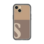 Slim Protection Premium Case［ オリジナル - initial two tone - S brown ］