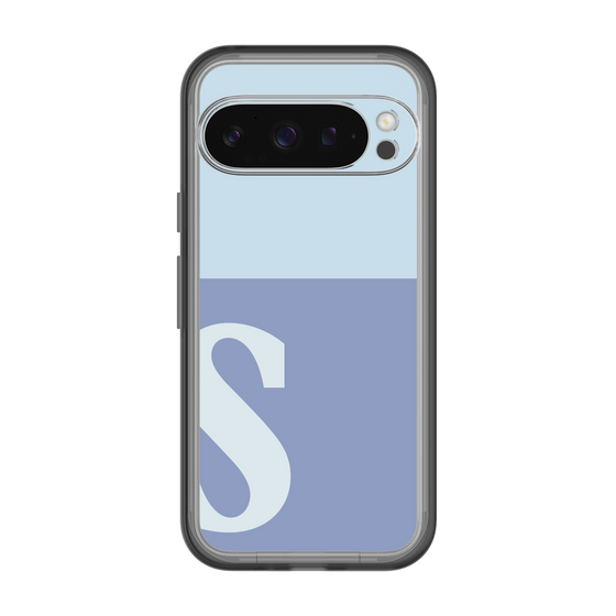 Slim Protection Premium Case［ オリジナル - initial two tone - S blue ］