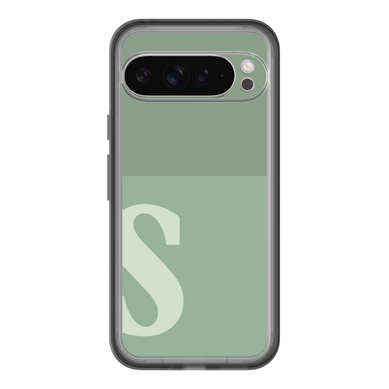 Slim Protection Premium Case［ オリジナル - initial two tone - S green ］