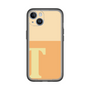 Slim Protection Premium Case［ オリジナル - initial two tone - T orange ］