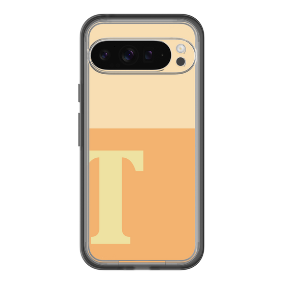 Slim Protection Premium Case［ オリジナル - initial two tone - T orange ］