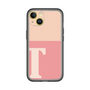 Slim Protection Premium Case［ オリジナル - initial two tone - T pink ］