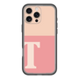 Slim Protection Premium Case［ オリジナル - initial two tone - T pink ］