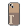 Slim Protection Premium Case［ オリジナル - initial two tone - T brown ］
