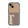 Slim Protection Premium Case［ オリジナル - initial two tone - T brown ］
