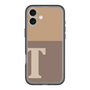 Slim Protection Premium Case［ オリジナル - initial two tone - T brown ］
