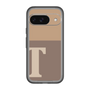 Slim Protection Premium Case［ オリジナル - initial two tone - T brown ］