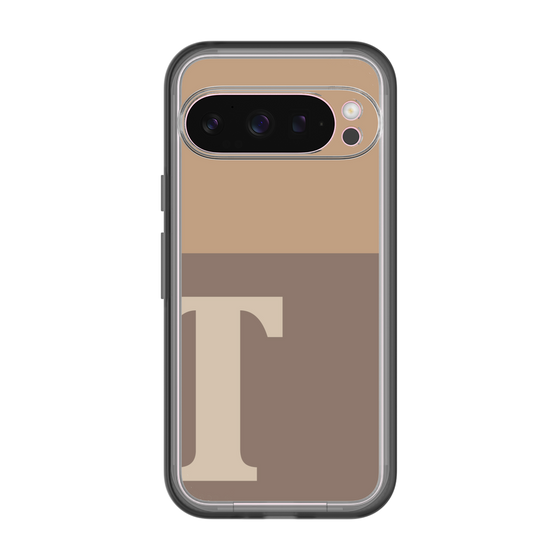 Slim Protection Premium Case［ オリジナル - initial two tone - T brown ］