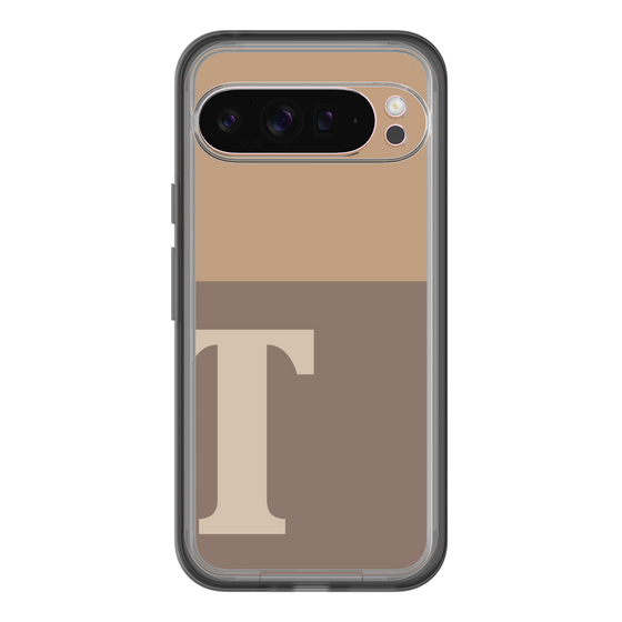 Slim Protection Premium Case［ オリジナル - initial two tone - T brown ］