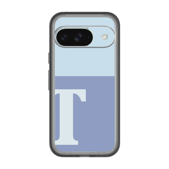 Slim Protection Premium Case［ オリジナル - initial two tone - T blue ］