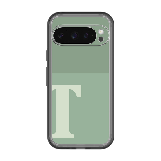Slim Protection Premium Case［ オリジナル - initial two tone - T green ］