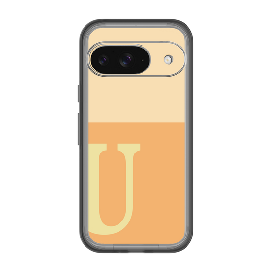 Slim Protection Premium Case［ オリジナル - initial two tone - U orange ］