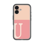 Slim Protection Premium Case［ オリジナル - initial two tone - U pink ］