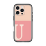 Slim Protection Premium Case［ オリジナル - initial two tone - U pink ］