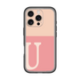 Slim Protection Premium Case［ オリジナル - initial two tone - U pink ］