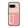 Slim Protection Premium Case［ オリジナル - initial two tone - U pink ］