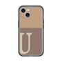 Slim Protection Premium Case［ オリジナル - initial two tone - U brown ］