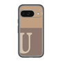 Slim Protection Premium Case［ オリジナル - initial two tone - U brown ］