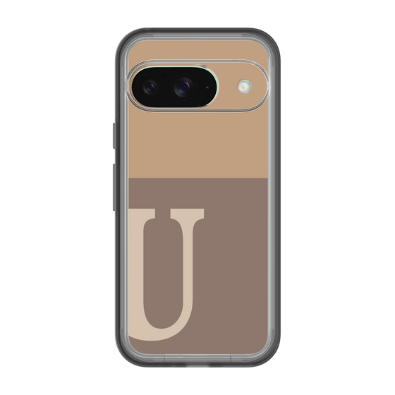 Slim Protection Premium Case［ オリジナル - initial two tone - U brown ］