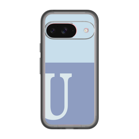 Slim Protection Premium Case［ オリジナル - initial two tone - U blue ］