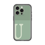 Slim Protection Premium Case［ オリジナル - initial two tone - U green ］