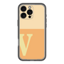Slim Protection Premium Case［ オリジナル - initial two tone - V orange ］