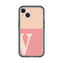 Slim Protection Premium Case［ オリジナル - initial two tone - V pink ］