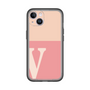 Slim Protection Premium Case［ オリジナル - initial two tone - V pink ］