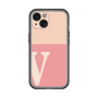 Slim Protection Premium Case［ オリジナル - initial two tone - V pink ］