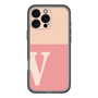 Slim Protection Premium Case［ オリジナル - initial two tone - V pink ］