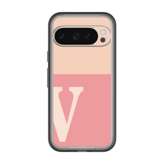Slim Protection Premium Case［ オリジナル - initial two tone - V pink ］