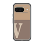 Slim Protection Premium Case［ オリジナル - initial two tone - V brown ］