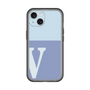 Slim Protection Premium Case［ オリジナル - initial two tone - V blue ］