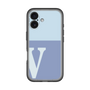 Slim Protection Premium Case［ オリジナル - initial two tone - V blue ］