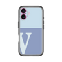 Slim Protection Premium Case［ オリジナル - initial two tone - V blue ］
