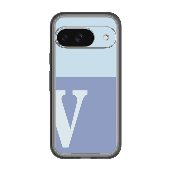 Slim Protection Premium Case［ オリジナル - initial two tone - V blue ］