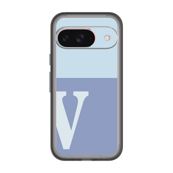 Slim Protection Premium Case［ オリジナル - initial two tone - V blue ］