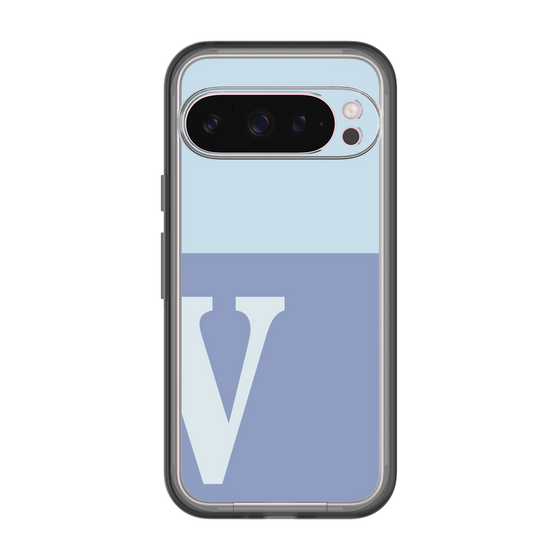 Slim Protection Premium Case［ オリジナル - initial two tone - V blue ］