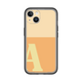 Slim Protection Premium Case［ オリジナル - initial two tone - A orange ］