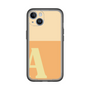 Slim Protection Premium Case［ オリジナル - initial two tone - A orange ］