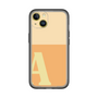 Slim Protection Premium Case［ オリジナル - initial two tone - A orange ］