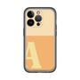 Slim Protection Premium Case［ オリジナル - initial two tone - A orange ］