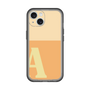 Slim Protection Premium Case［ オリジナル - initial two tone - A orange ］