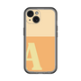Slim Protection Premium Case［ オリジナル - initial two tone - A orange ］