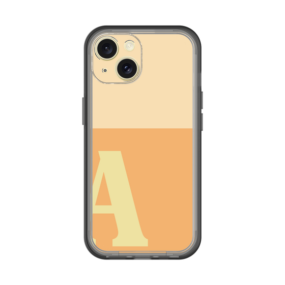 Slim Protection Premium Case［ オリジナル - initial two tone - A orange ］